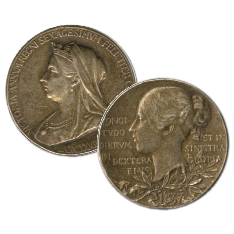1897 Queen Victoria Jubilee Silver Medal CXR1332
