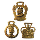 Three Royalty Horse Brasses
