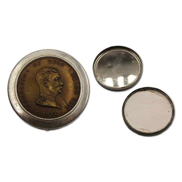 1937 King Edward VIII Coronation Powder Compact