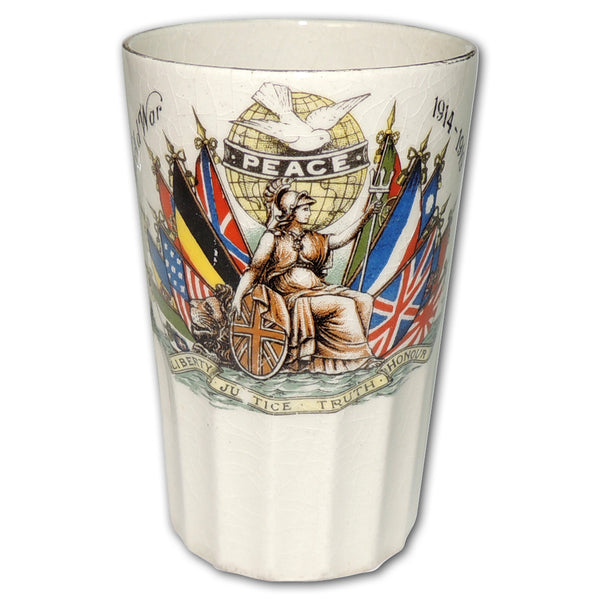 Booths China WWI Commemorative Beaker - City of Manchester CXW0200