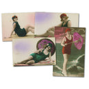 6 Vintage Bathing Belles Postcards CXX0471