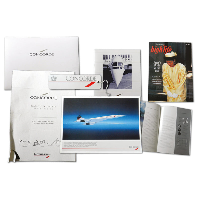 Concorde Flight Memorabilia Pack