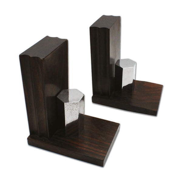 Pair Art Deco French Bookends