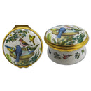 Halcyon Days Garden Bird Bath Enamel Box
