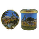 Halcyon Days Safari Enamel Box