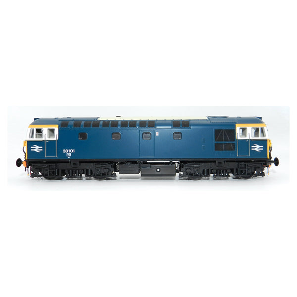 Heljan Class 33 101 BR Blue White Cab Windows 3368