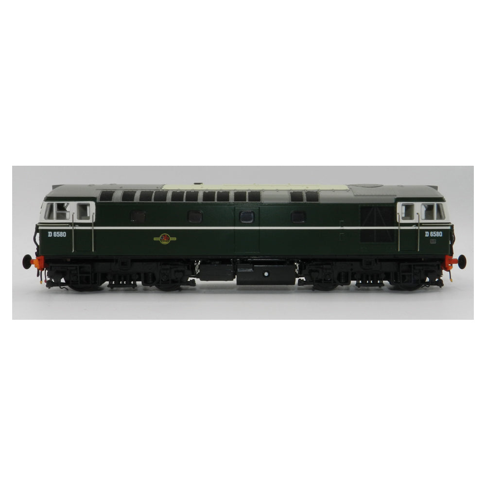 Heljan Class 33/1 D6580 BR Green Small Yellow Panels 3346