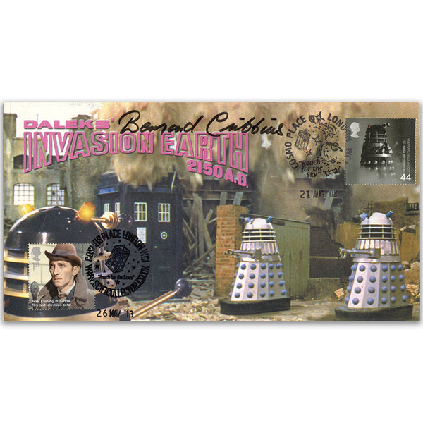 Doctor Who Invasion Earth - Signed Bernard Cribbens DRWC015CB