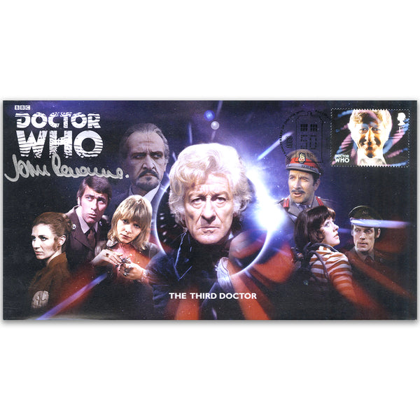 Doctor Who Third Doctor & Assist Signed John Levene FDC DRWF003BS