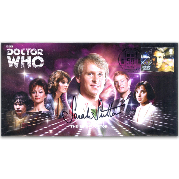 Doctor Who Fifth Doctor & Assist Signed Sarah Sutton FDC DRWF005BS
