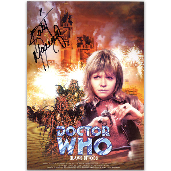 Doctor Who Claws of Axos Print sign Katy Manning