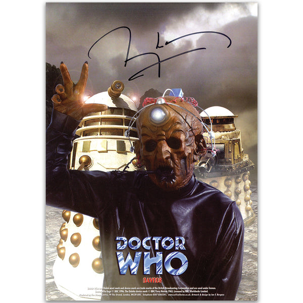 Doctor Who Davros Print sign Terry Molloy