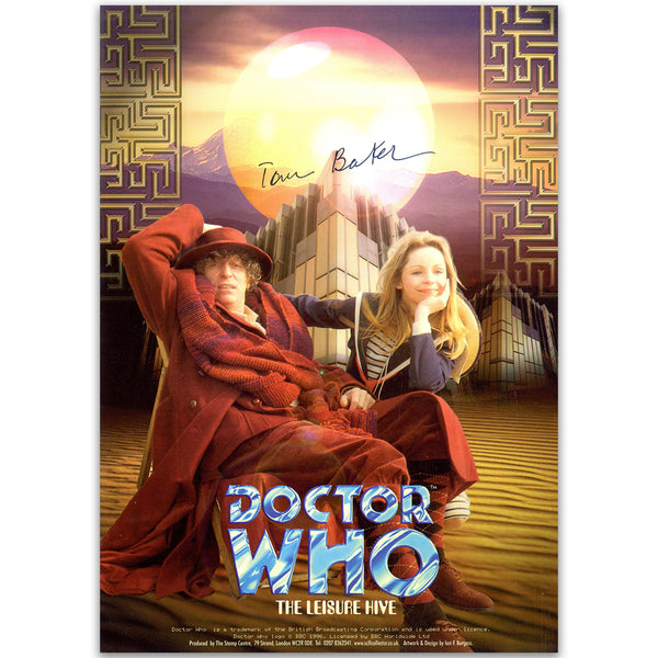 Doctor Who Leisure Hive Print sign Tom Baker