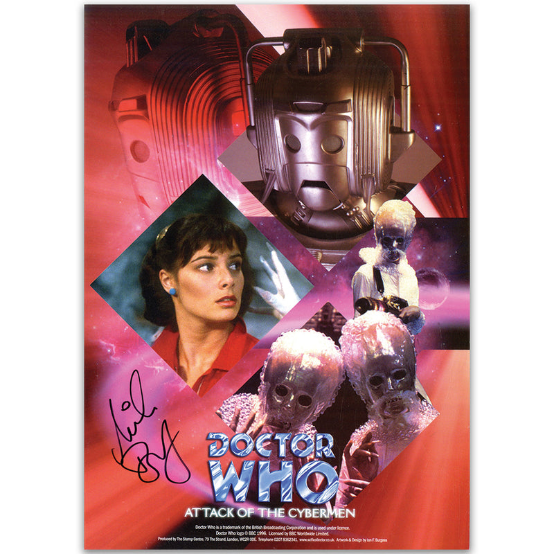 Doctor Who Cyberman Print sign Nicola Bryant