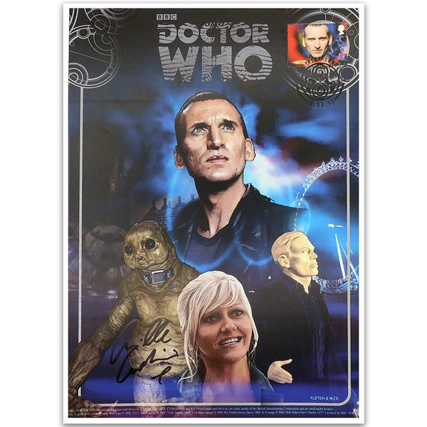 Doctor Who Ninth Doctor Stamped Print - Signed Camille Coduri DRWP031