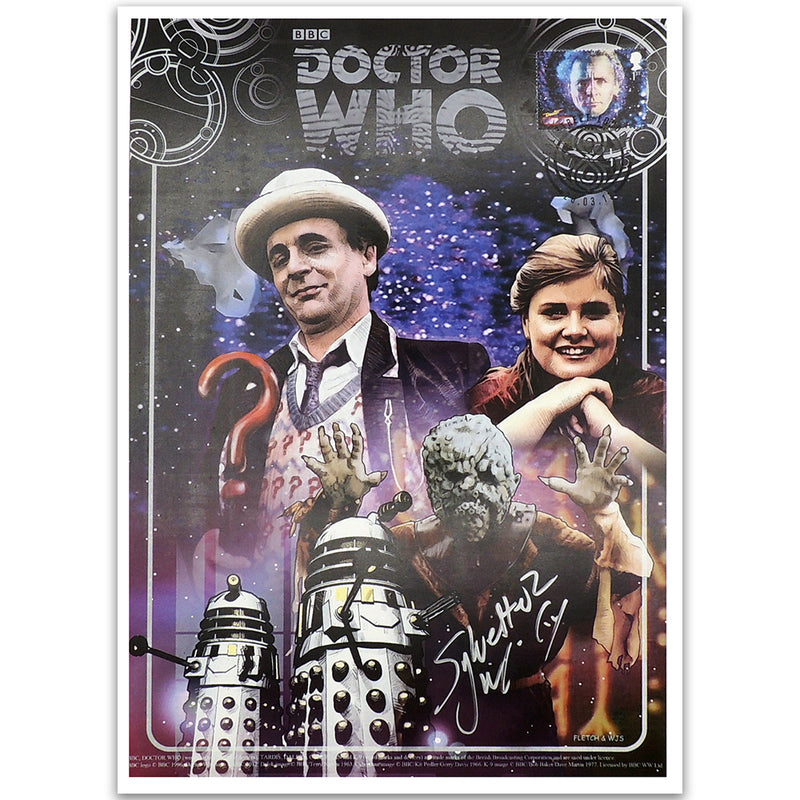 Doctor Who Seventh Doctor Stamped Print - Signed Sylvester McCoy DRWP032