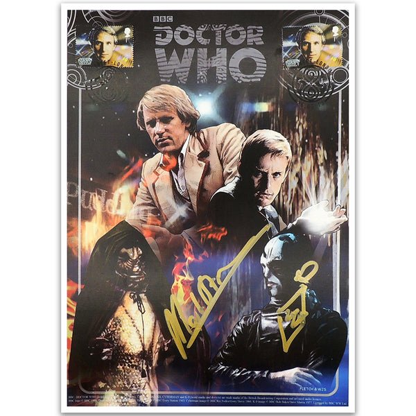 Doctor Who Fifth Doctor Stamped Print - Signed Mark Strickson DRWP033