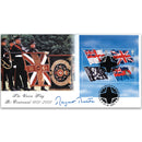 2001 Flags - Signed by Margaret Thatcher ED186