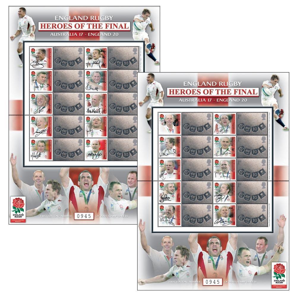 ENG RUGBY FINAL HERS GB SHEET - Pair