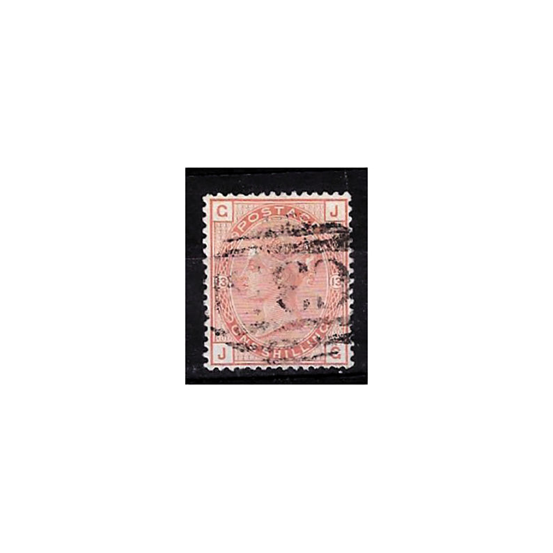 1880 1/- Orange-brown, plate 13, fine used. SG151