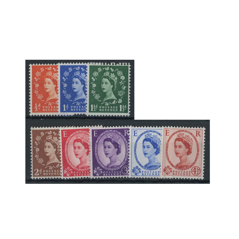 1958 Graphites definitive set, fine u/m. SG587-94