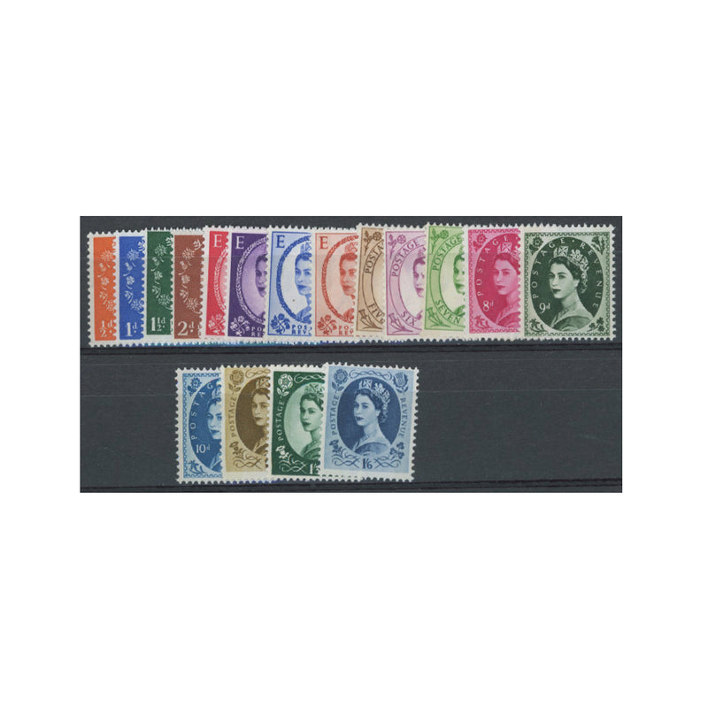 1960 Crowns phosphor set, fine u/m. SG610-18a