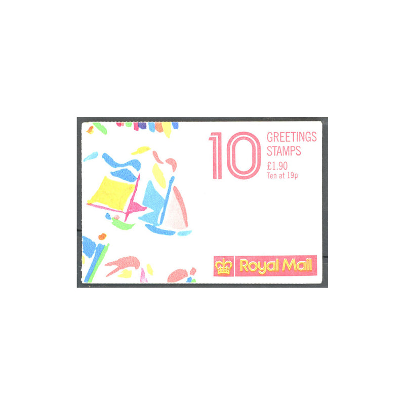 1989 £1.90 Greetings bklt (cont 1423a + labels), u/m. SGFY1