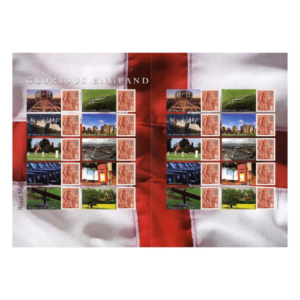 2007 Glorious England Royal Mail Commemorative Sheet