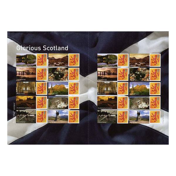 2007 Glorious Scotland Royal Mail Commemorative Sheet