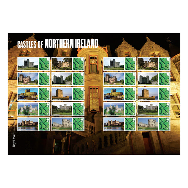 2009 Castles of Northern Ireland Royal Mail Commemorative Sheet