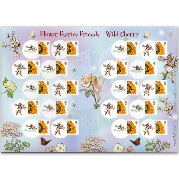 2009 Smilers for Kids - Sunflower/Wild Cherry Flower Fairy - Mint Stamp Sheet GBLS0061