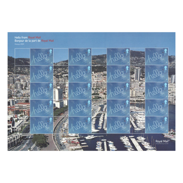 2009 Monaco Phil Intl. Stamp Exhibition Royal Mail Commemorative Sheet
