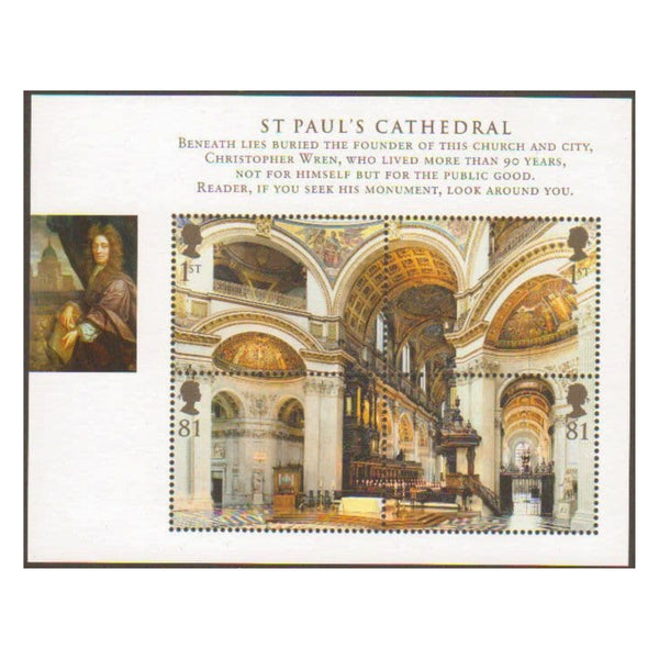 2008 Cathedrals (MS2847) miniature sheet