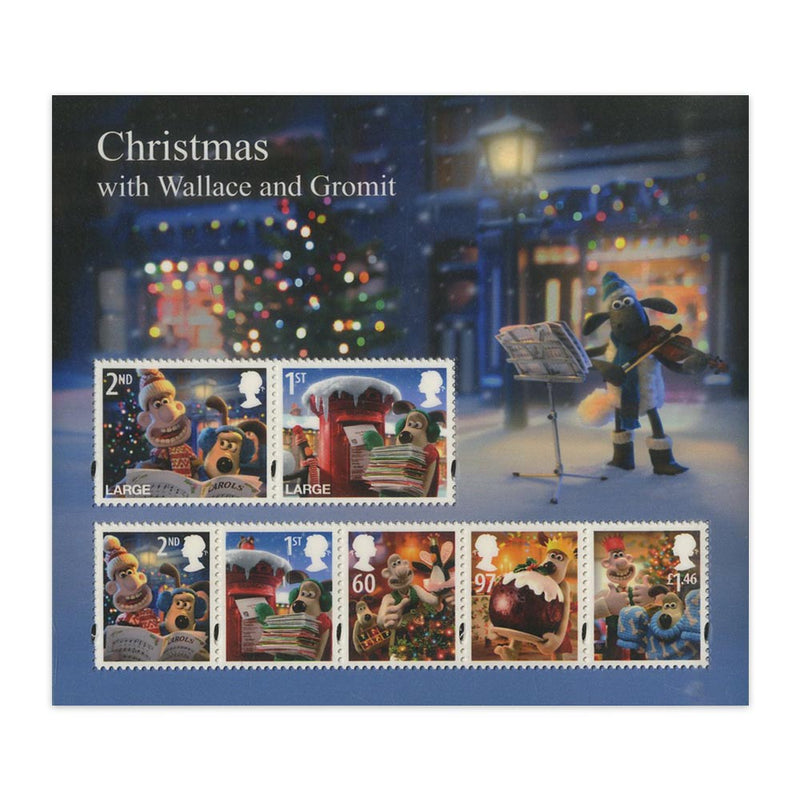 2010 Wallace & Gromit Christmas M/S