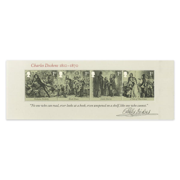2012 Charles Dickens Miniature Sheet