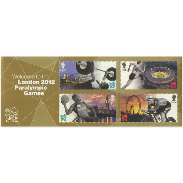 2012 Welcome to The Paralympic Games Miniature Sheet