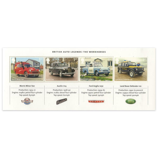 2013 Auto Legends: The Workhorses Miniature Sheet