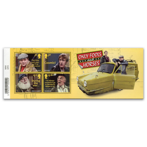 2021 Only Fools & Horses 4v m/sheet barcoded
