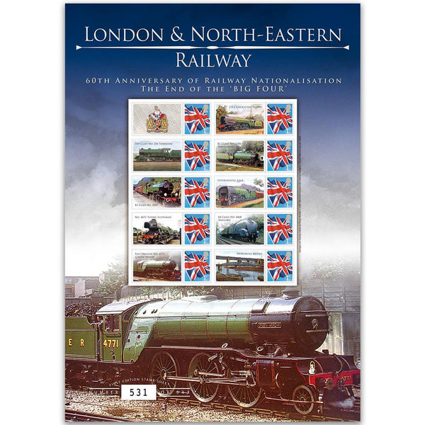 London & North Eastern GB Customised Stamp Sheet GBS0030