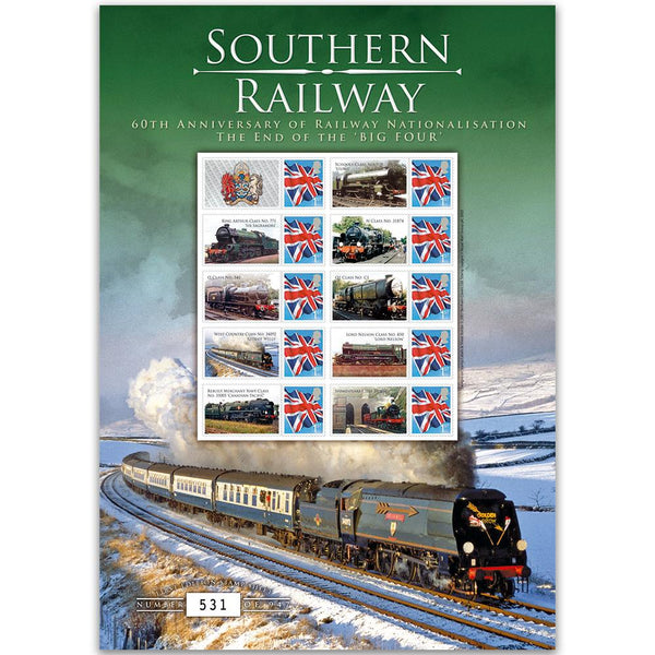 Southern Rail GB Customised Stamp Sheet GBS0031