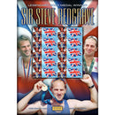 Steve Redgrave Gold Medal Winner GB Customised Stamp Sheet GBS0049