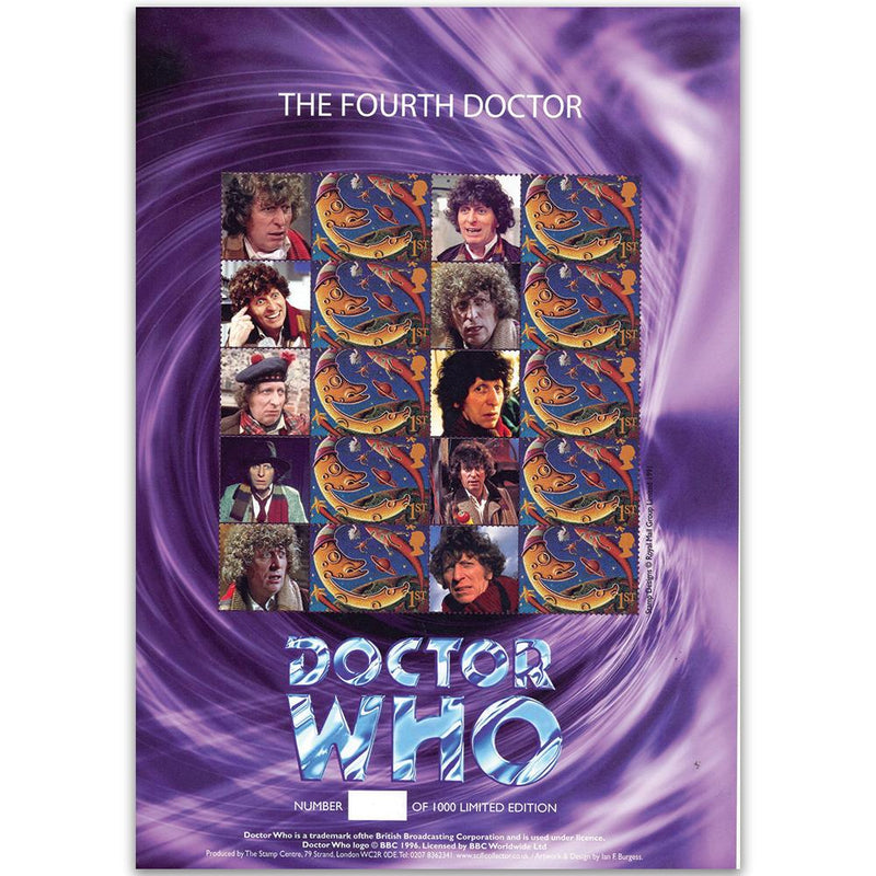 Doctor Who GB Customised Stamp Sheet - The Fourth Doctor GBS0101