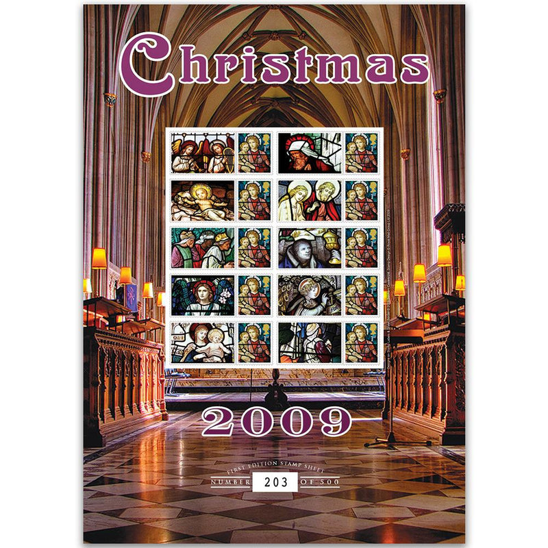 Christmas 2009 GB Customised Stamp Sheet GBS0111