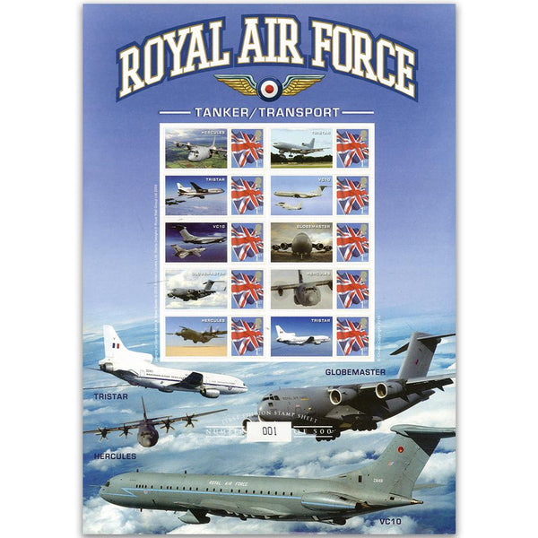 RAF Tanker / Transport GB Customised Stamp Sheet No. 4 GBS0117