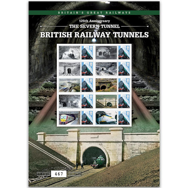 Railway Tunnels GB Customised Stamp Sheet GBS0174