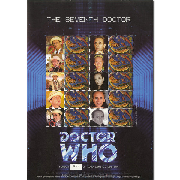 Doctor Who GB Customised Stamp Sheet - The Seventh Doctor GBS0295
