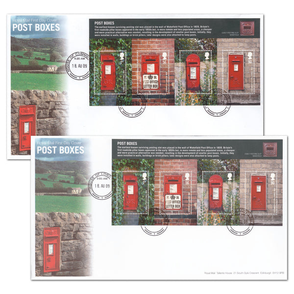 2009 Post Boxes. Lords & Commons CDS (2)