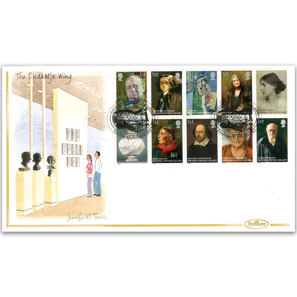2006 National Portrait Gallery Hand Painted Cover - Jennifer M. Toombs HP0610