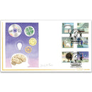 2007 World of Invention Stamps Hand Painted Cover - Jennifer M. Toombs HP0704