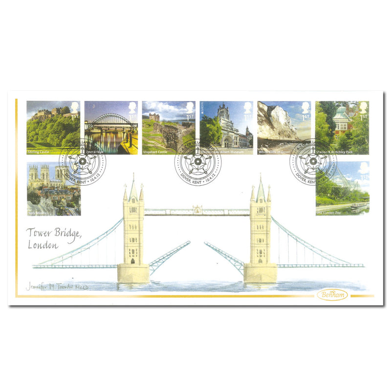 2012 UK A - Z Part 2 Handpainted Cover (2 of 2) - Jennifer M. Toombs HP12123B